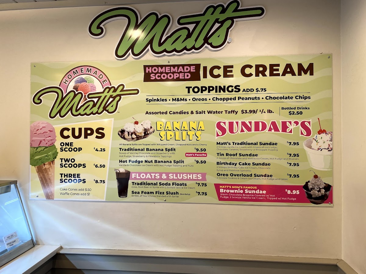 Matt's Homemade Ice Cream Menu - Image 5